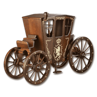 мини-бар из дерева Карета