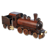 мини-бар из дерева Паровоз