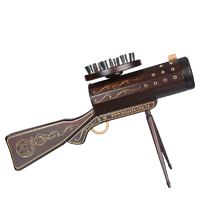 мини-бар из дерева Пулемёт с аппликацией