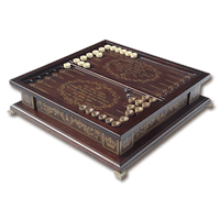 Настольные игры из дерева 3 в 1 тёмный бокс