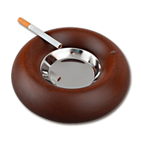 Пепельница из дерева мореный ясень