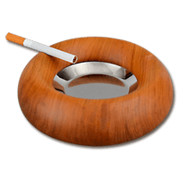 Пепельница из дерева светлая черешня